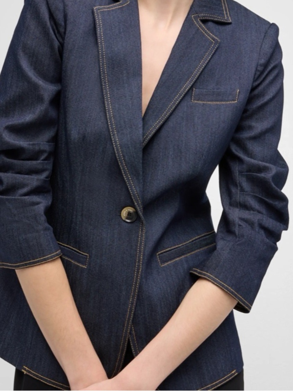 Cinq A Sept Khloe Denim Blazer
